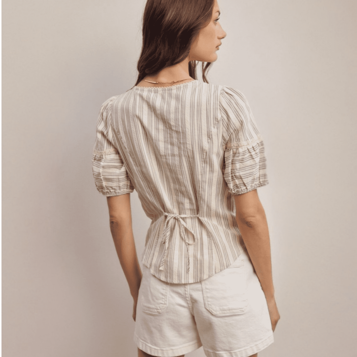 The Lisse Stripe Blouse - Image 4