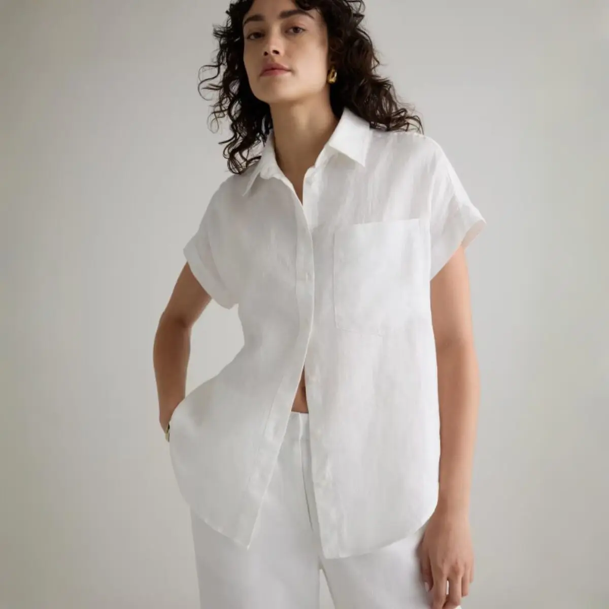 The Sora Linen Shirt - Image 2