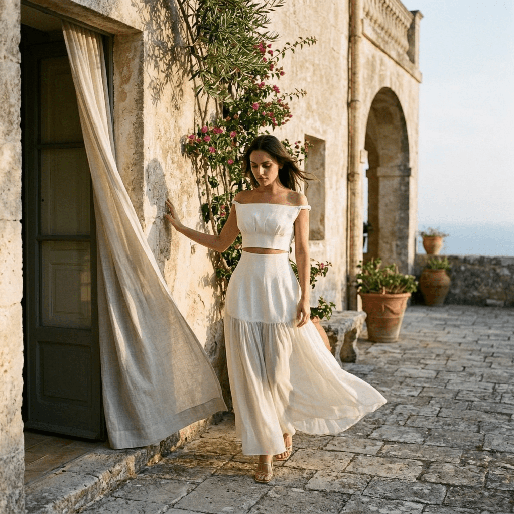 The Virelle Drape Top