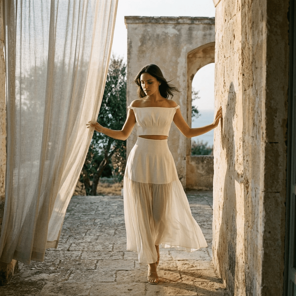 The Virelle Cascade Skirt 1f